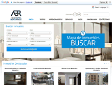 Tablet Screenshot of administrabienesraices.com